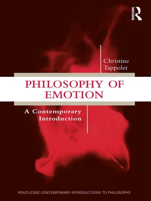 cover image of Philosophy of Emotion